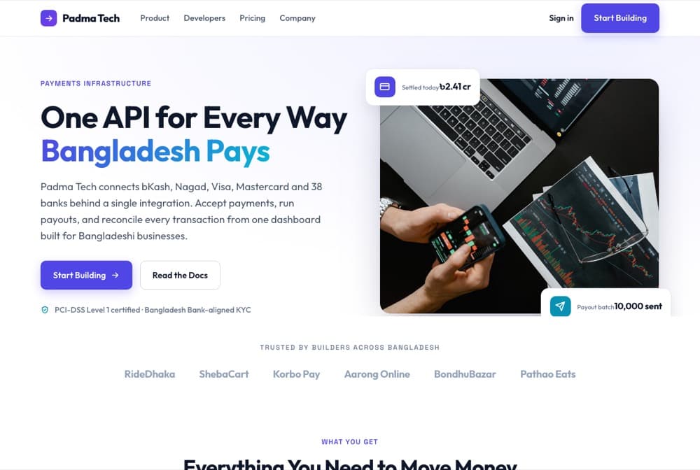Padma Tech — live Loom site